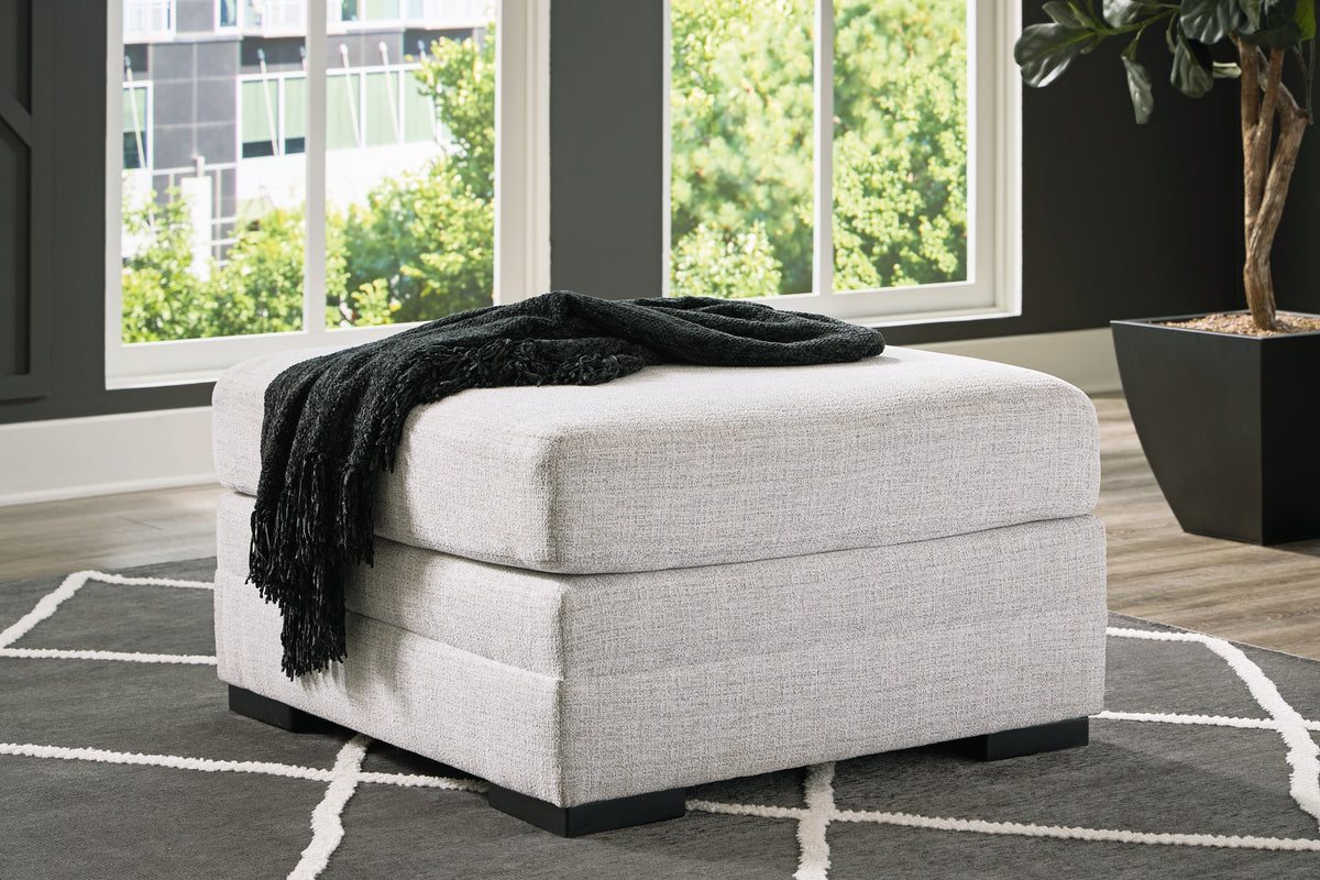 Prime Furniture - Ashley Furniture - Koralynn Living Room - Oversized Accent Ottoman / Stone - 5410208
