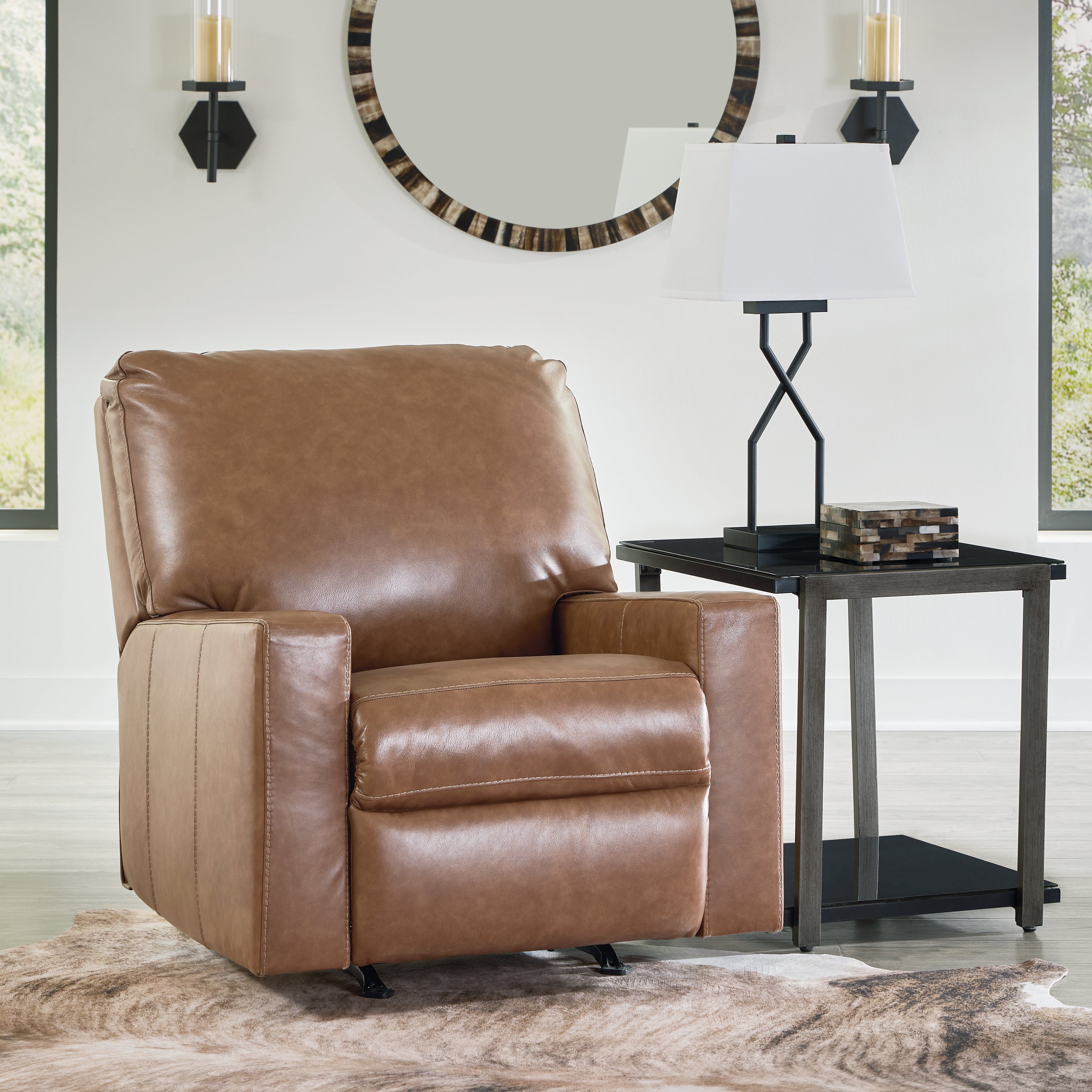 Prime Furniture - Ashley Furniture - Bolsena Living Room - Sofa / Caramel - 5560338