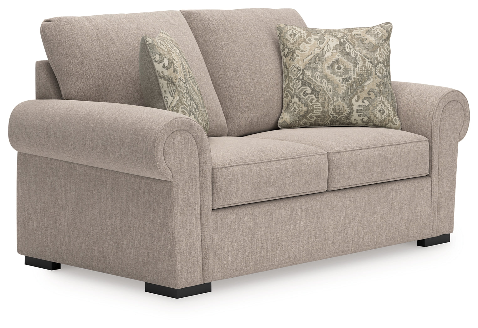 Prime Furniture - Ashley Furniture - Sararose Living Room - Loveseat / Heather - 5710235