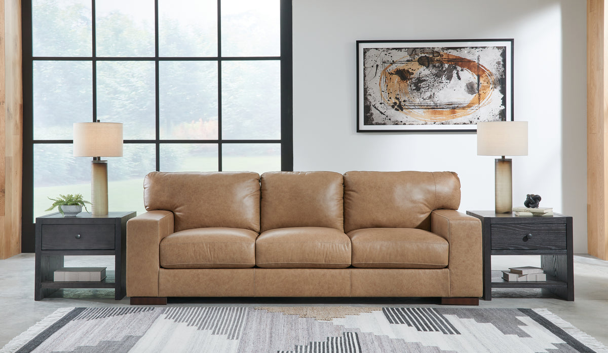Prime Furniture - Ashley Furniture - Lombardia Living Room - Loveseat / Tumbleweed - 5730235