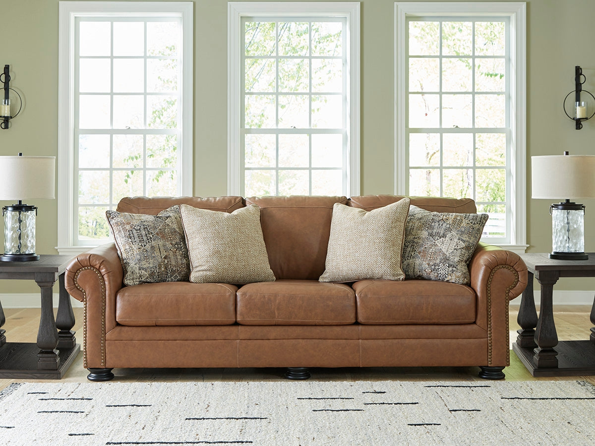 Prime Furniture - Ashley Furniture - Carianna Living Room - Ottoman / Caramel - 5760414