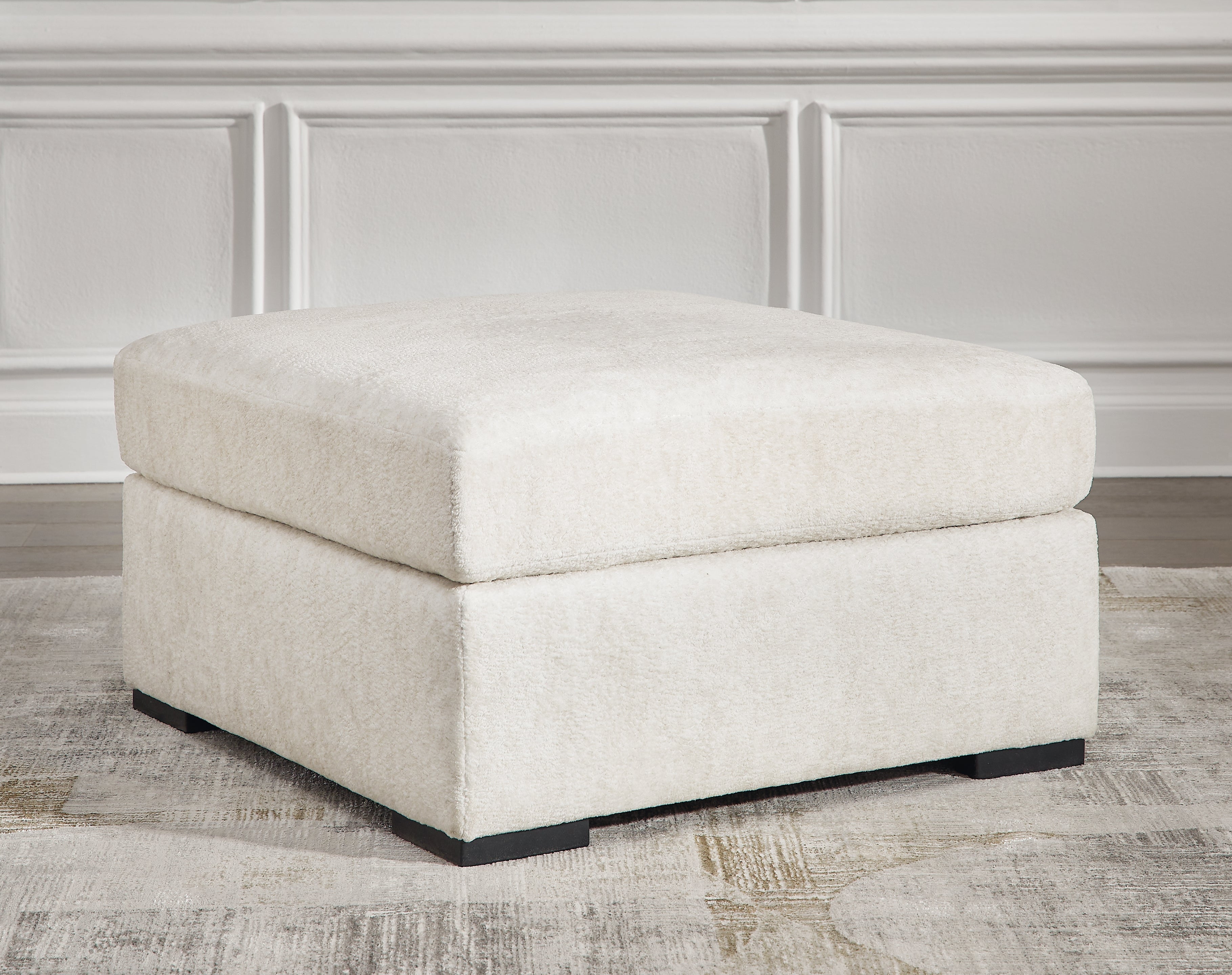 Prime Furniture - Ashley Furniture - Chessington Living Room - Oversized Accent Ottoman / Ivory - 6190408