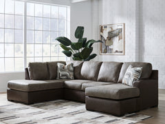 Prime Furniture - Ashley Furniture - Castille Way Sectional - RAF 2-Piece Sectional with Chaise - PC62703S1