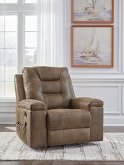Prime Furniture - Ashley Furniture - Stockworth Living Room - Rocker Recliner / Granite - PC6560525