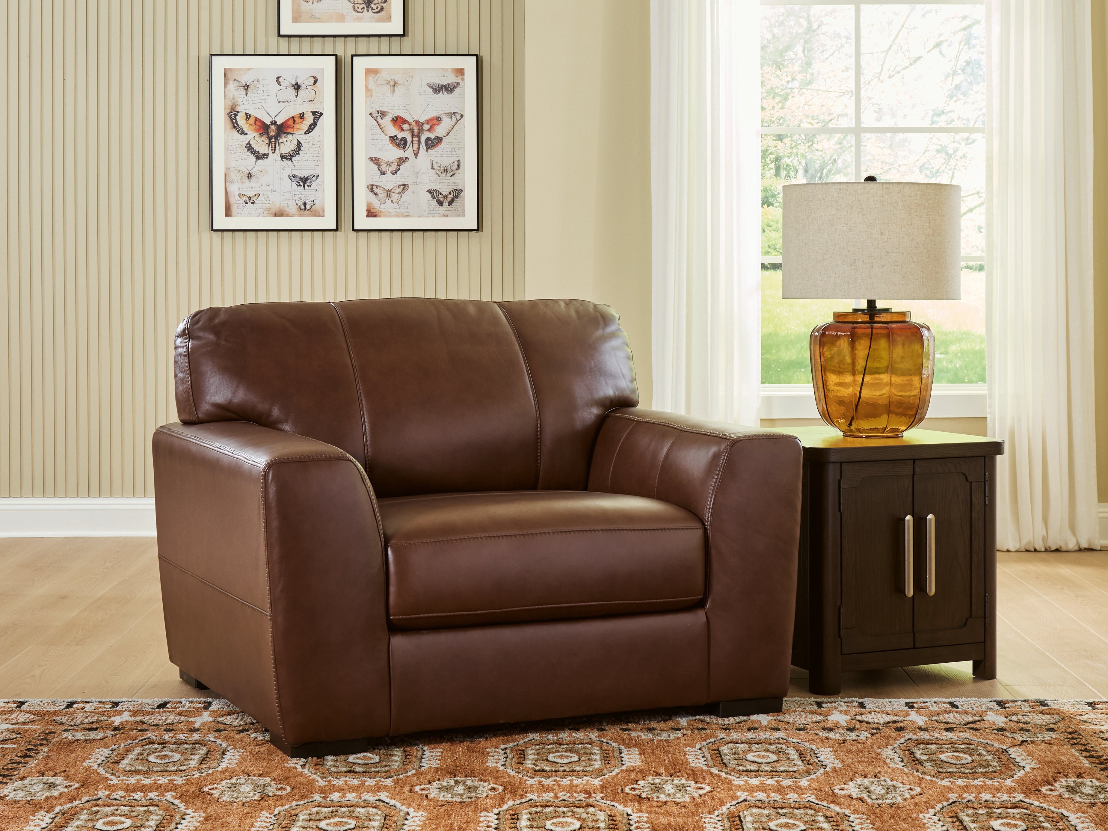 Prime Furniture - Ashley Furniture - Brogliano Living Room - Chair and a Half / Canyon - PC7290723