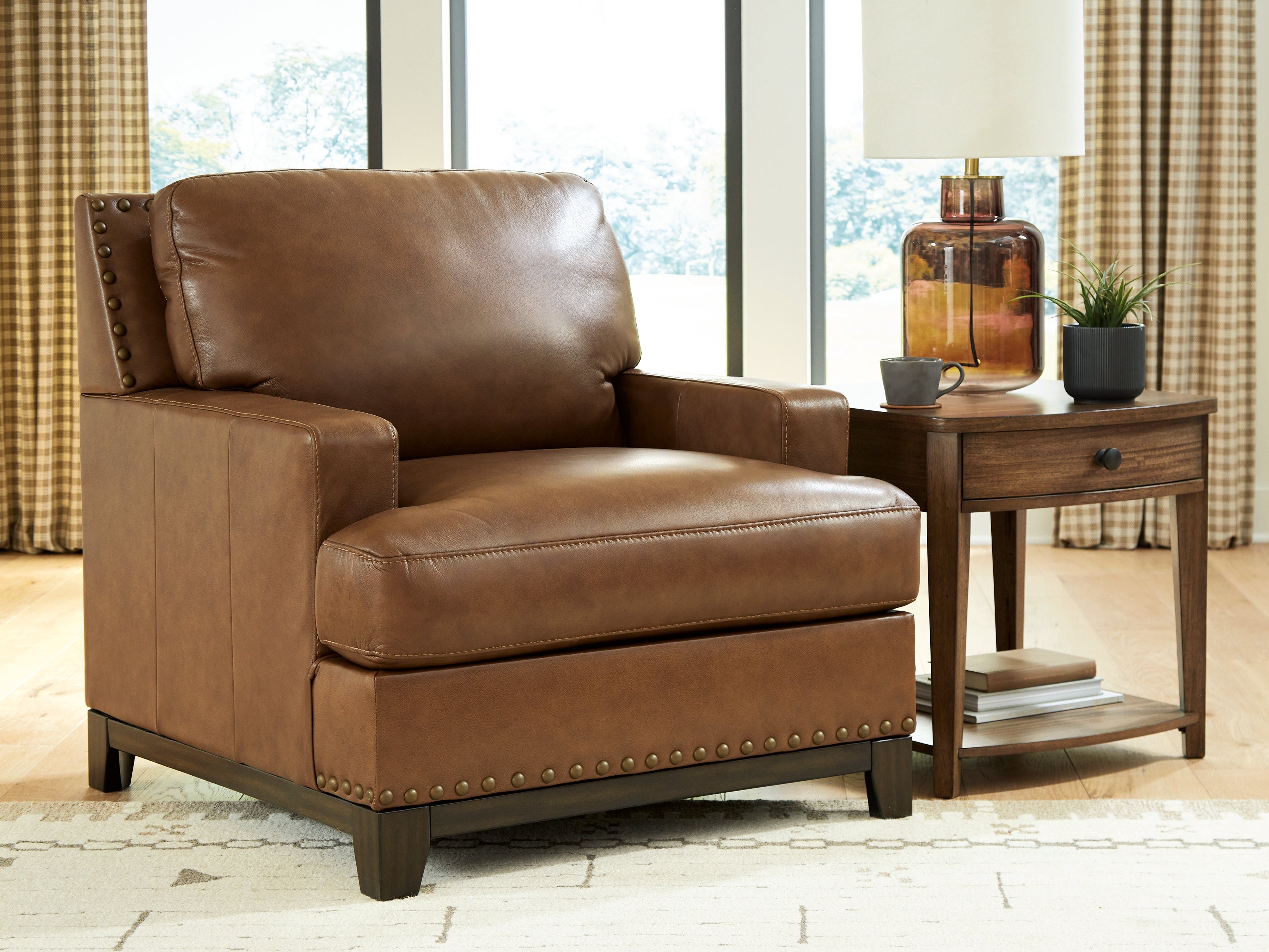 Prime Furniture - Ashley Furniture - Saonara Living Room - Chair / Amber - PC7310920