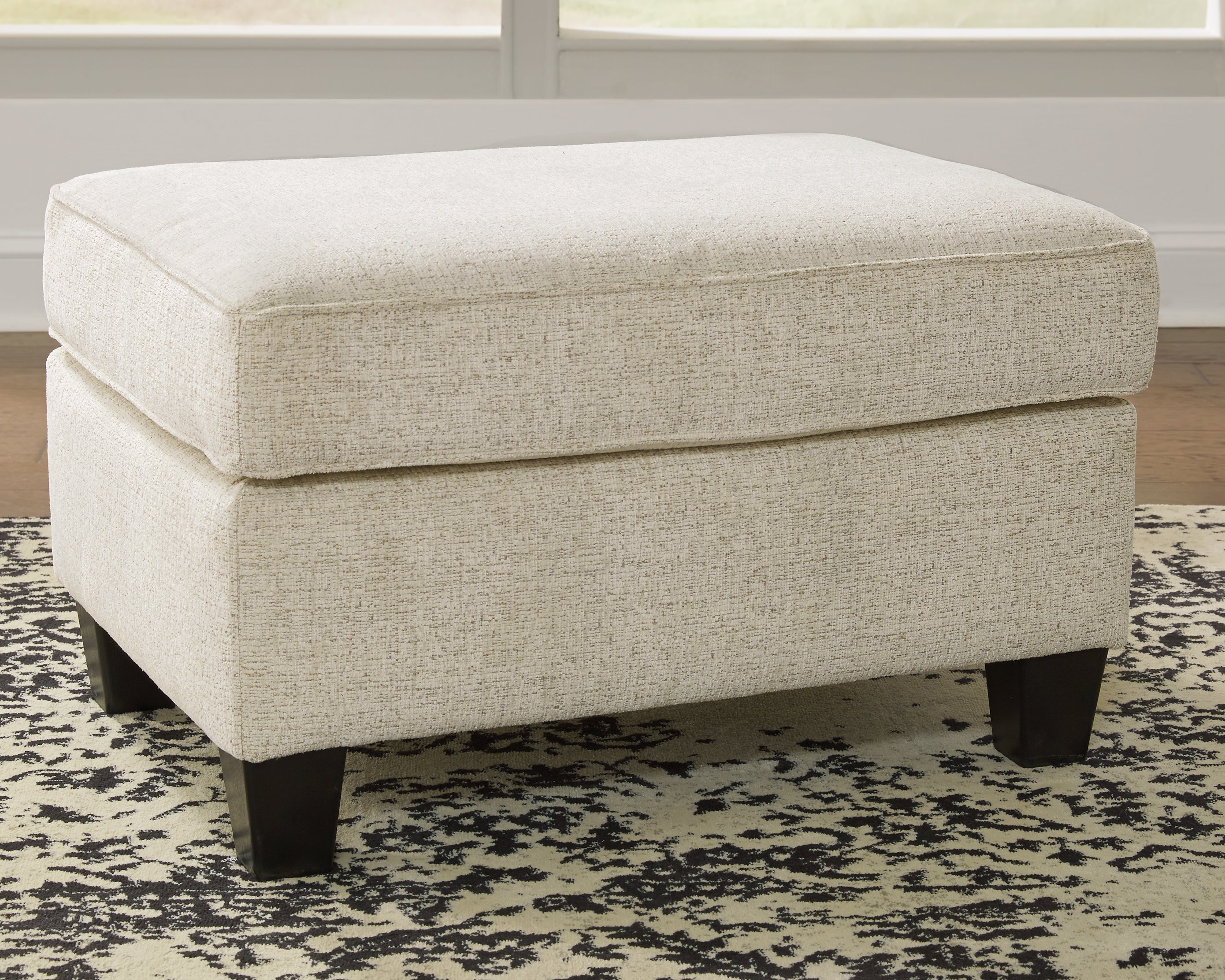Prime Furniture - Ashley Furniture - Abinger Living Room - Ottoman / Natural - 8390414