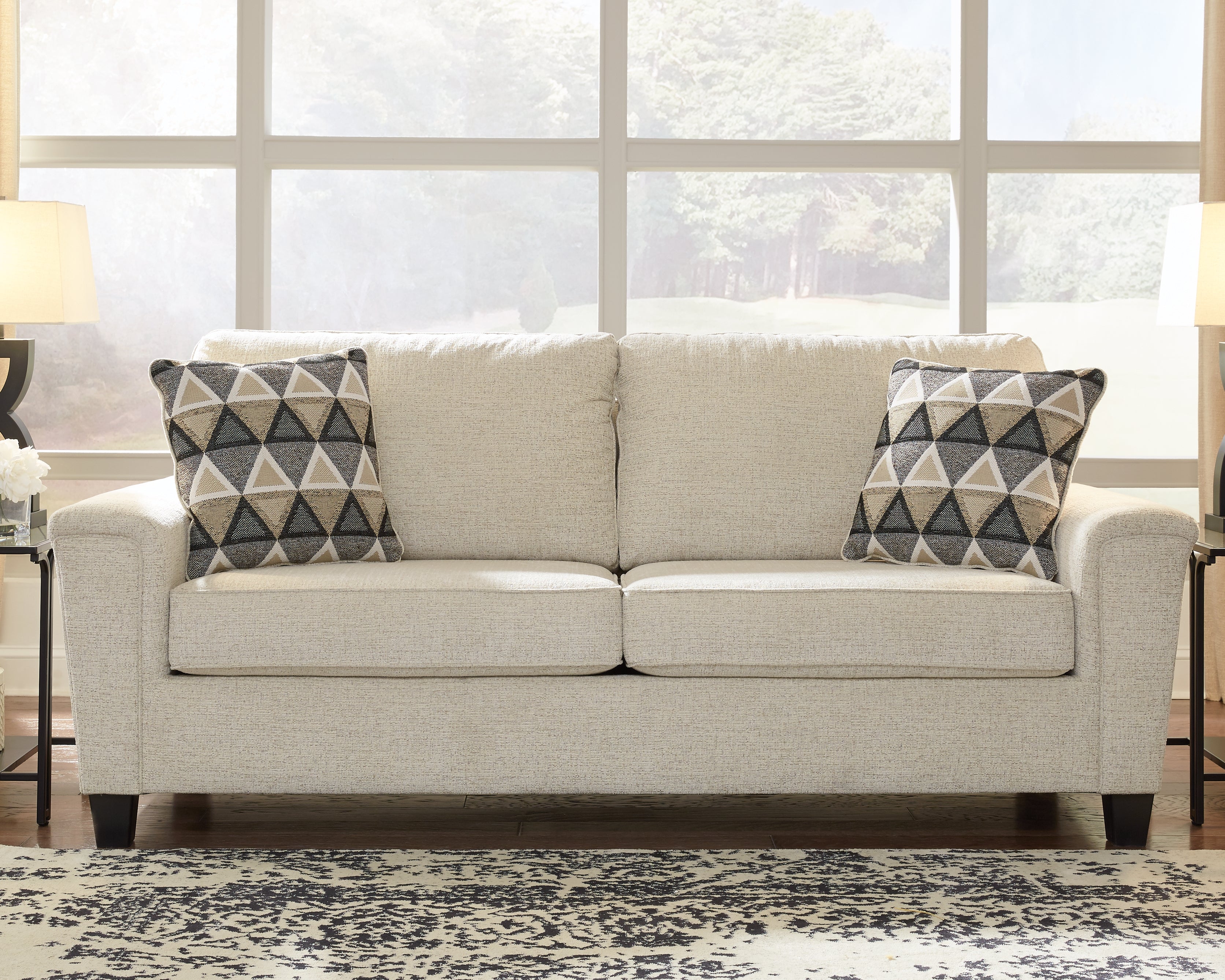Prime Furniture - Ashley Furniture - Abinger Living Room - Sofa / Natural - 8390438
