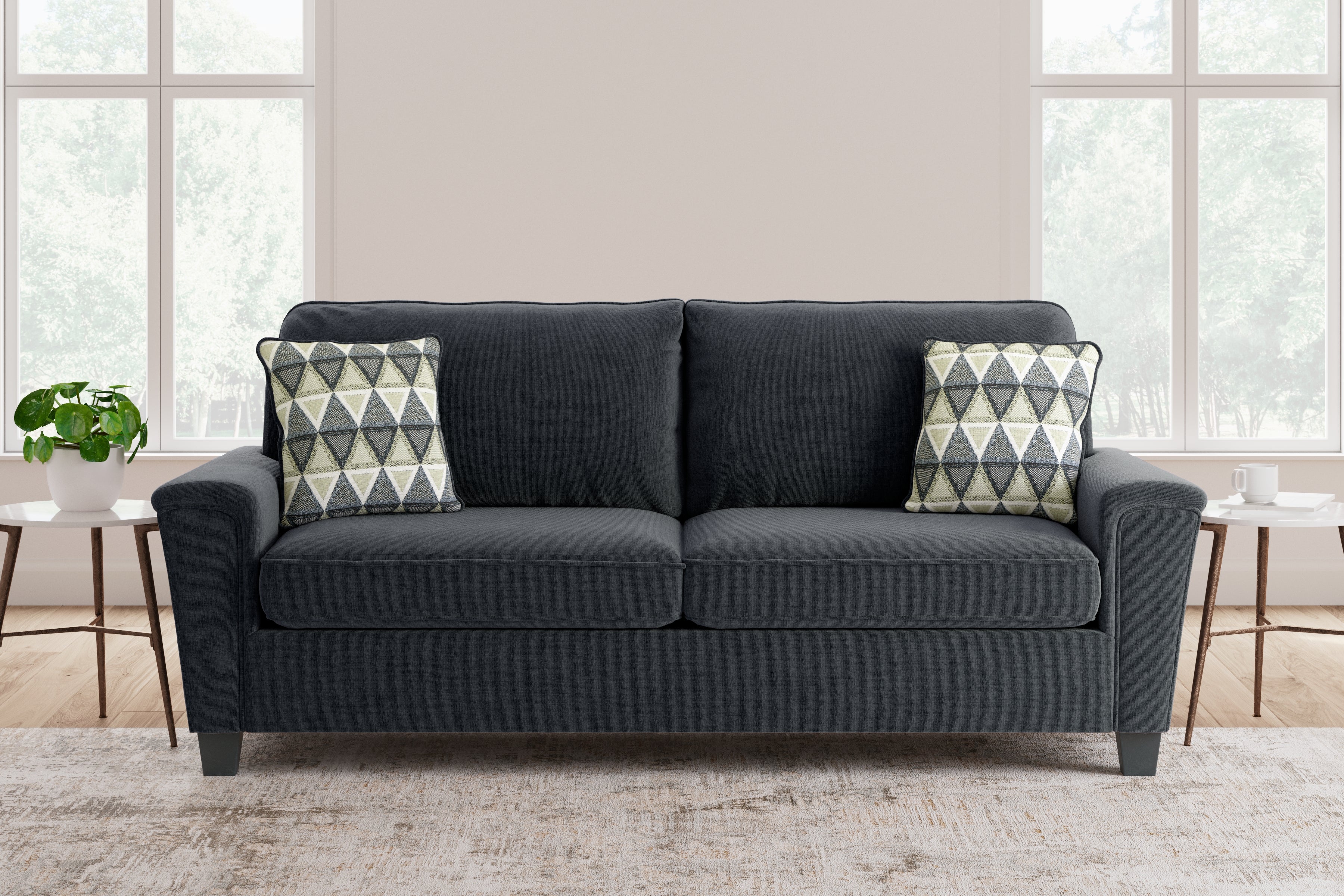 Prime Furniture - Ashley Furniture - Abinger Living Room - Sofa / Smoke - 8390538