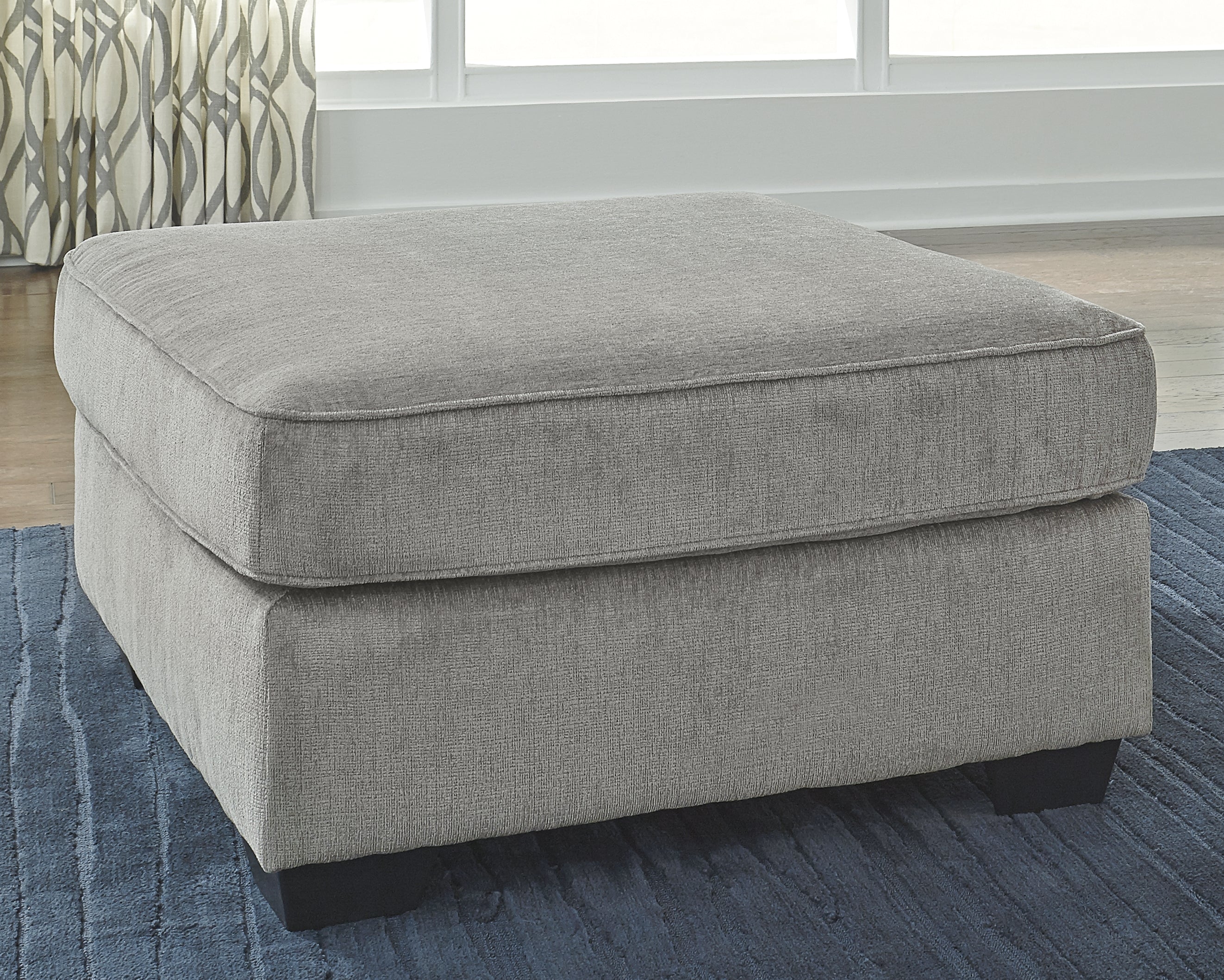 Prime Furniture - Ashley Furniture - Altari Living Room - Oversized Accent Ottoman / Alloy - 8721408