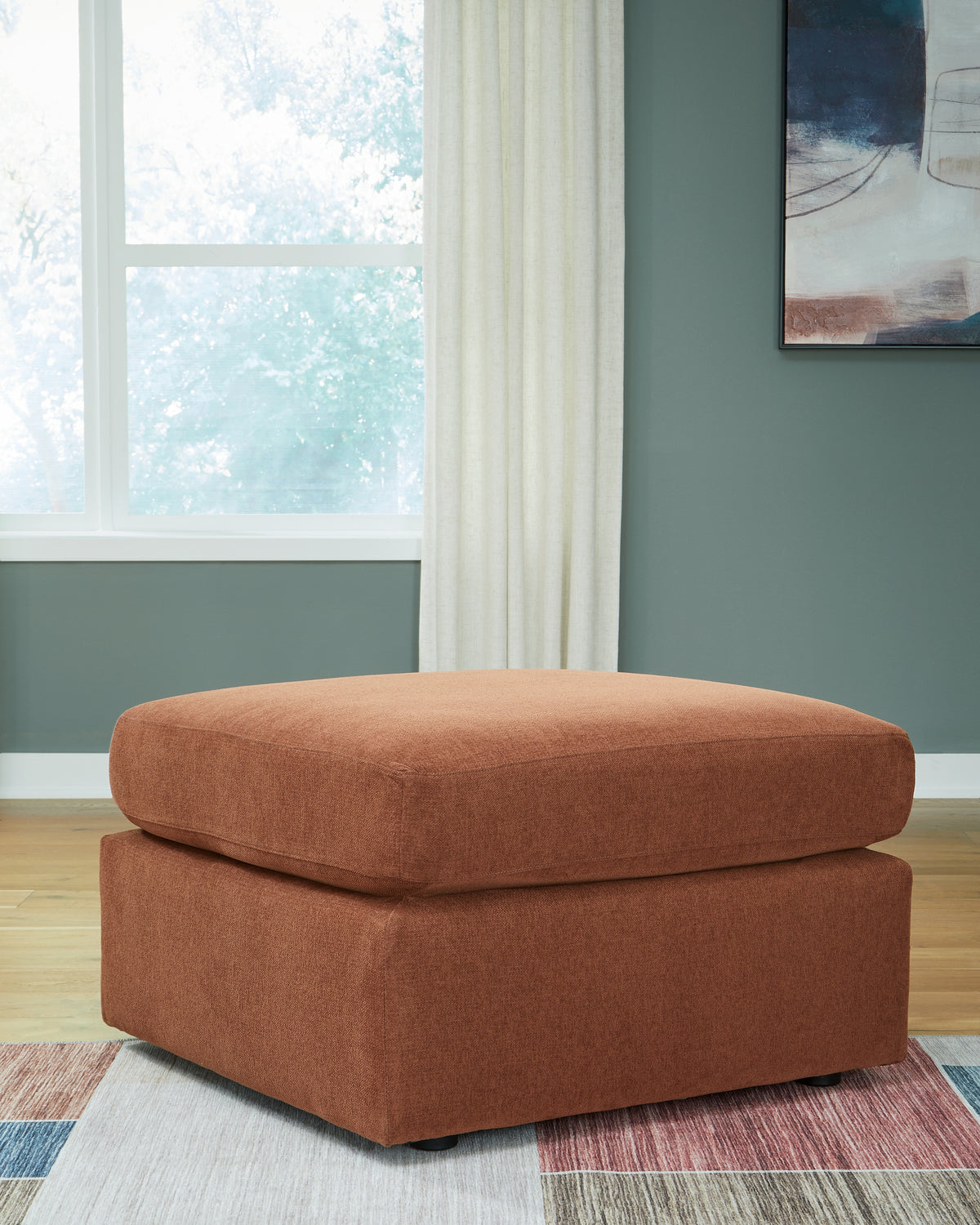 Prime Furniture - Ashley Furniture - Modmax Living Room - Oversized Accent Ottoman / Ink - 9210108