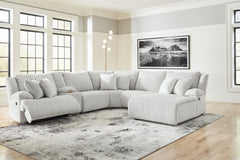Prime Furniture - Ashley Furniture - Top Tier Sectional - 3-Piece Sectional Chofa / Alloy - 92706S10