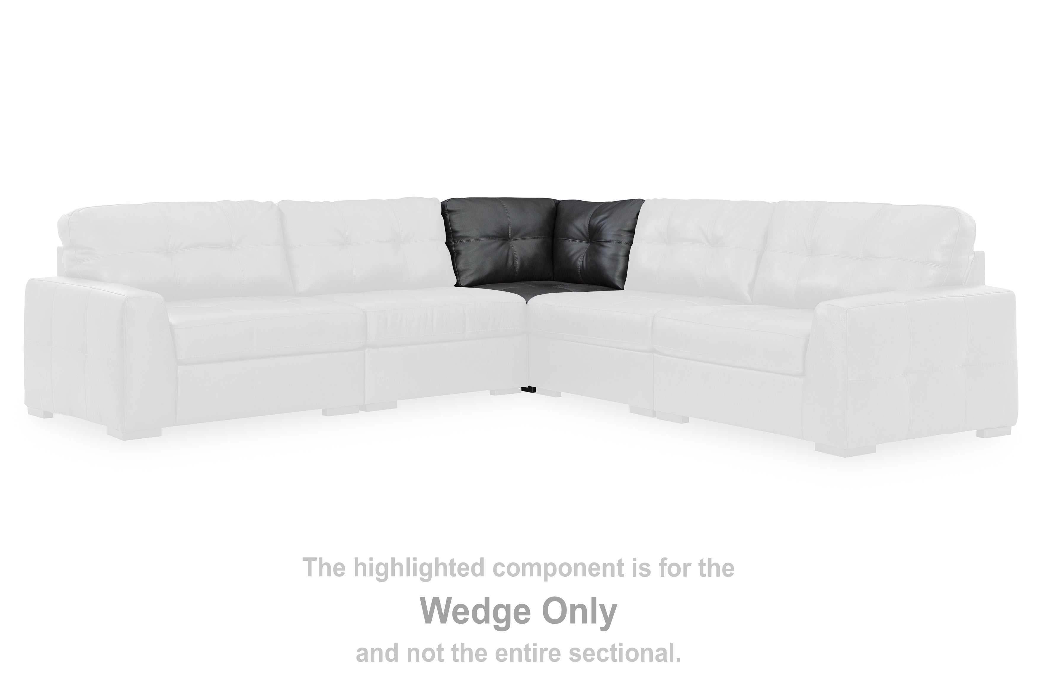 Prime Furniture - Ashley Furniture - Brindley Pier Sectional - Wedge / Fog - 9950377