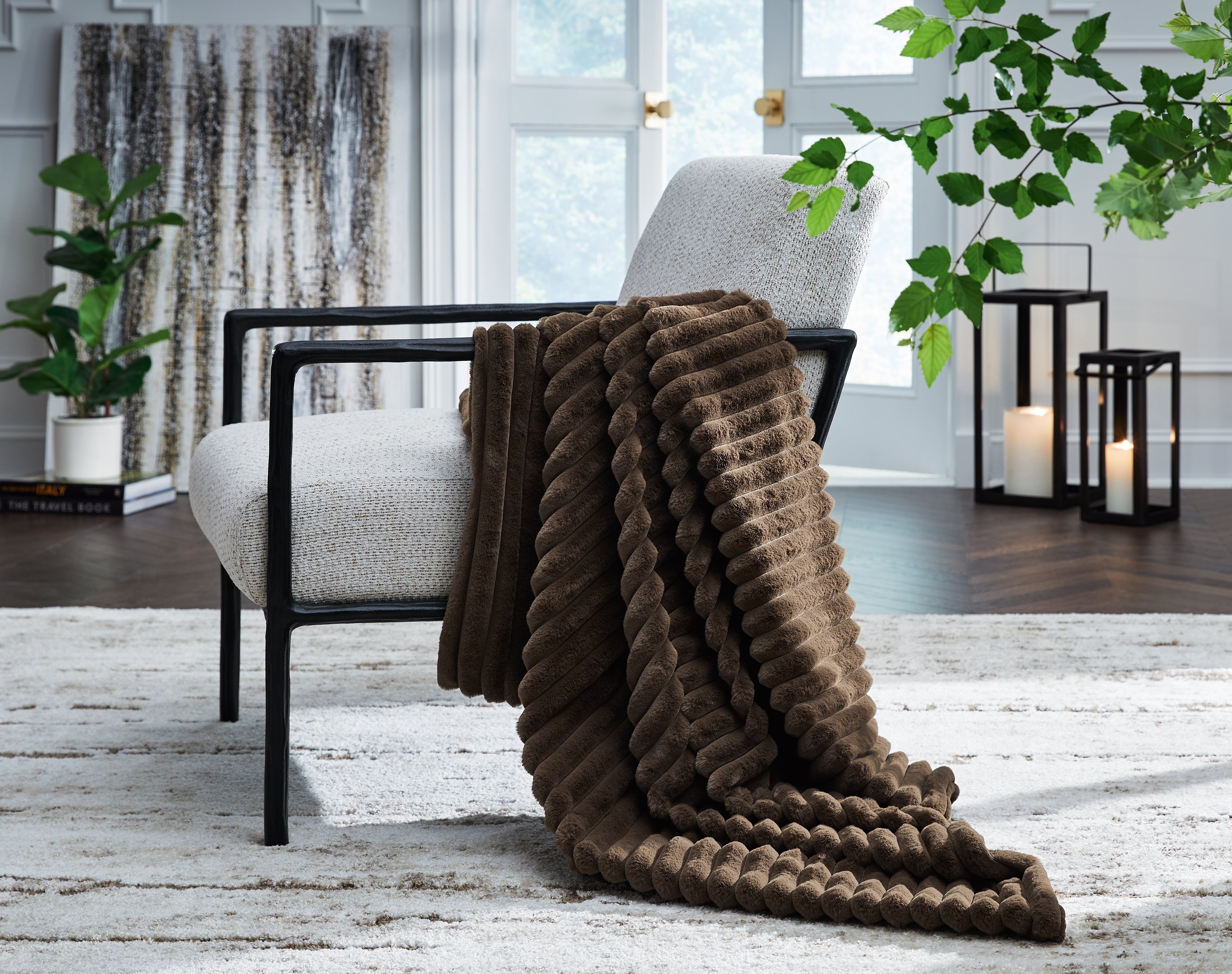 Prime Furniture - Ashley Furniture - Alsonwell Throw (Set of 3) - Throw (3/CS) / Brown - A1001082