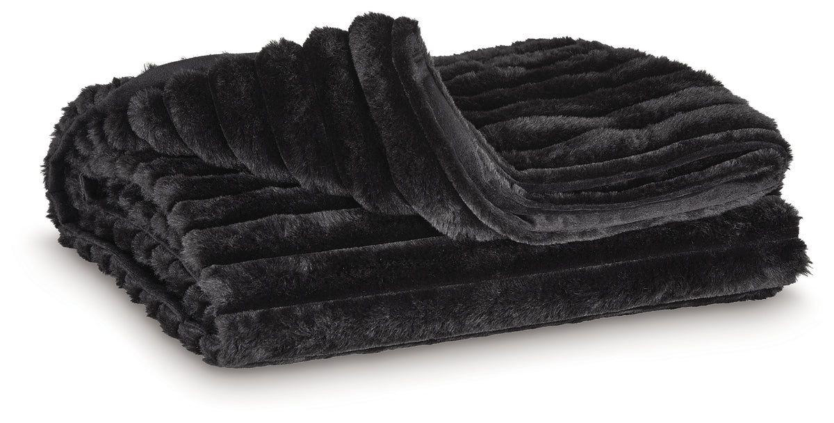 Prime Furniture - Ashley Furniture - Alsonwell Throw (Set of 3) - Throw (3/CS) / Black - A1001083
