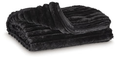 Prime Furniture - Ashley Furniture - Alsonwell Throw (Set of 3) - Throw (3/CS) / Black - A1001083