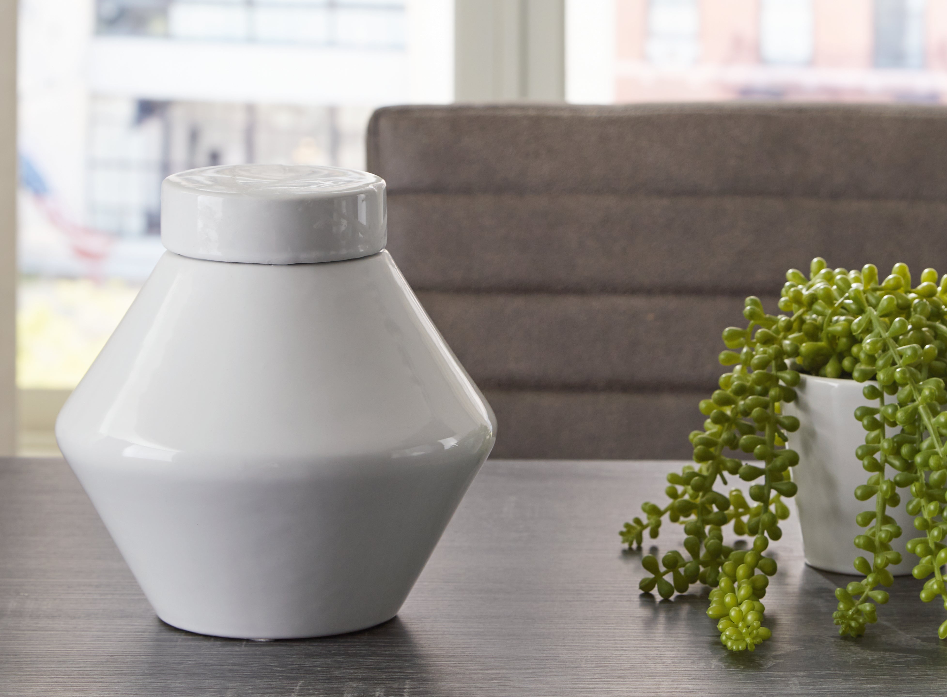 Prime Furniture - Ashley Furniture - Domina Jar (Set of 2) - Jar (2/CS) / White - A2000485