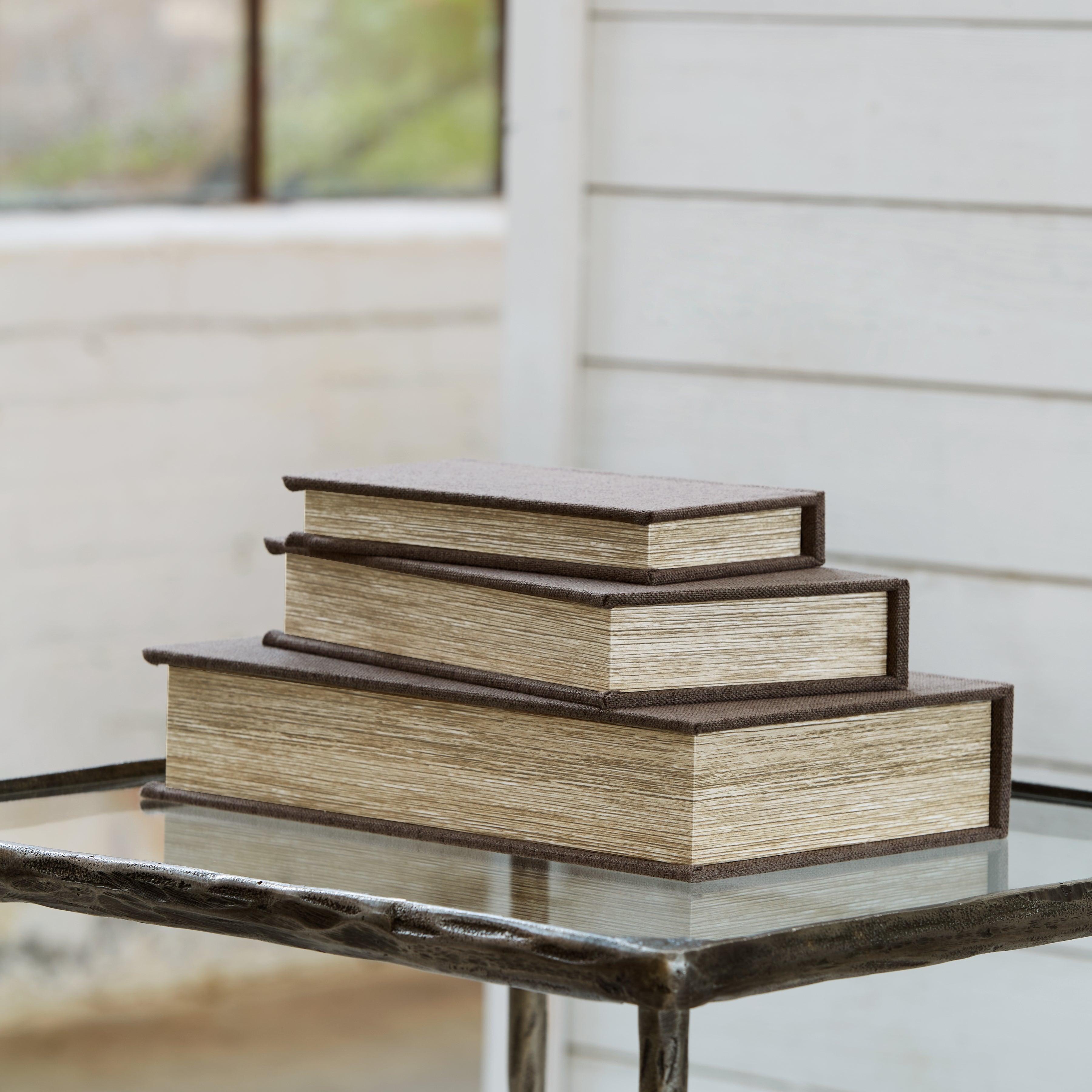 Prime Furniture - Ashley Furniture - Jolina Box (Set of 3) - Box Set (3/CN) / Brown - A2000488