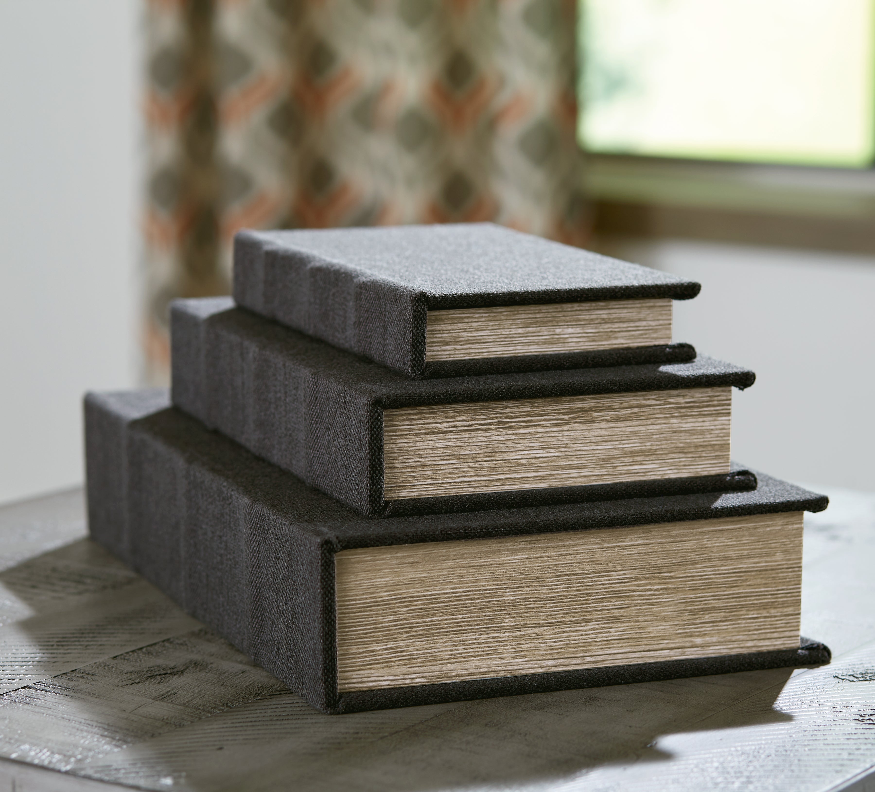 Prime Furniture - Ashley Furniture - Jolina Box (Set of 3) - Box Set (3/CN) / Black - A2000489