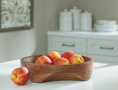 Prime Furniture - Ashley Furniture - Myrtewood Bowl - Bowl / Natural - A2000610