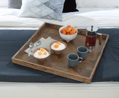 Prime Furniture - Ashley Furniture - Heddford Tray - Tray / Brown - A2000722
