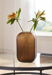 Prime Furniture - Ashley Furniture - Capard Vase - Vase / Brown - A2900004