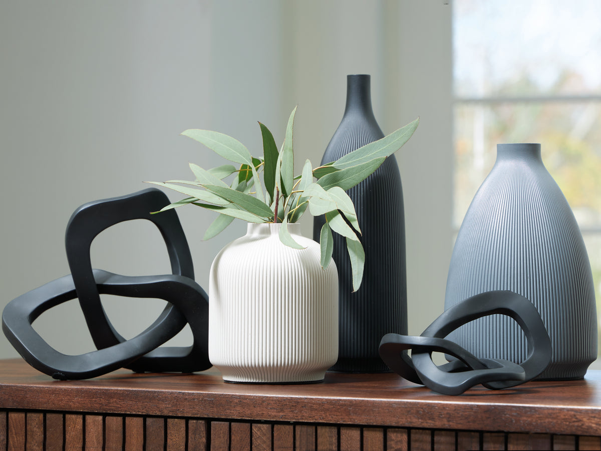 Prime Furniture - Ashley Furniture - Leithick Accessory Set (Set of 5) - Accessory Set (5/CN) / Black/Tan/Gray - A2C00211