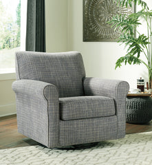 Prime Furniture - Ashley Furniture - Renley Accent Chair - Swivel Glider Accent Chair / Ash - A3000002