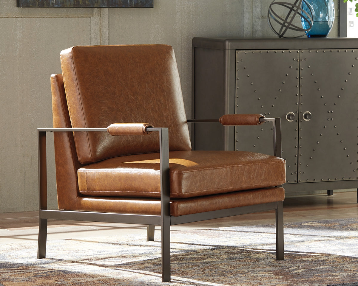Prime Furniture - Ashley Furniture - Peacemaker Accent Chair - Accent Chair / Brown - A3000029