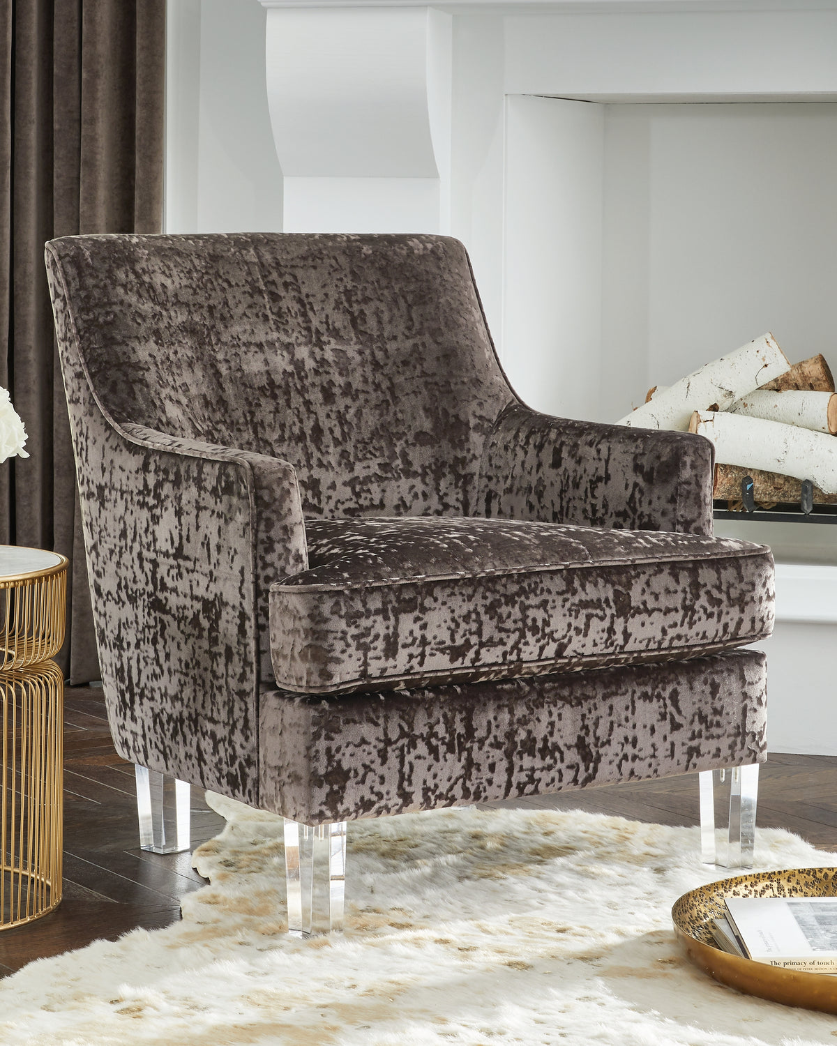 Prime Furniture - Ashley Furniture - Gloriann Accent Chair - Accent Chair / Lagoon - A3000103