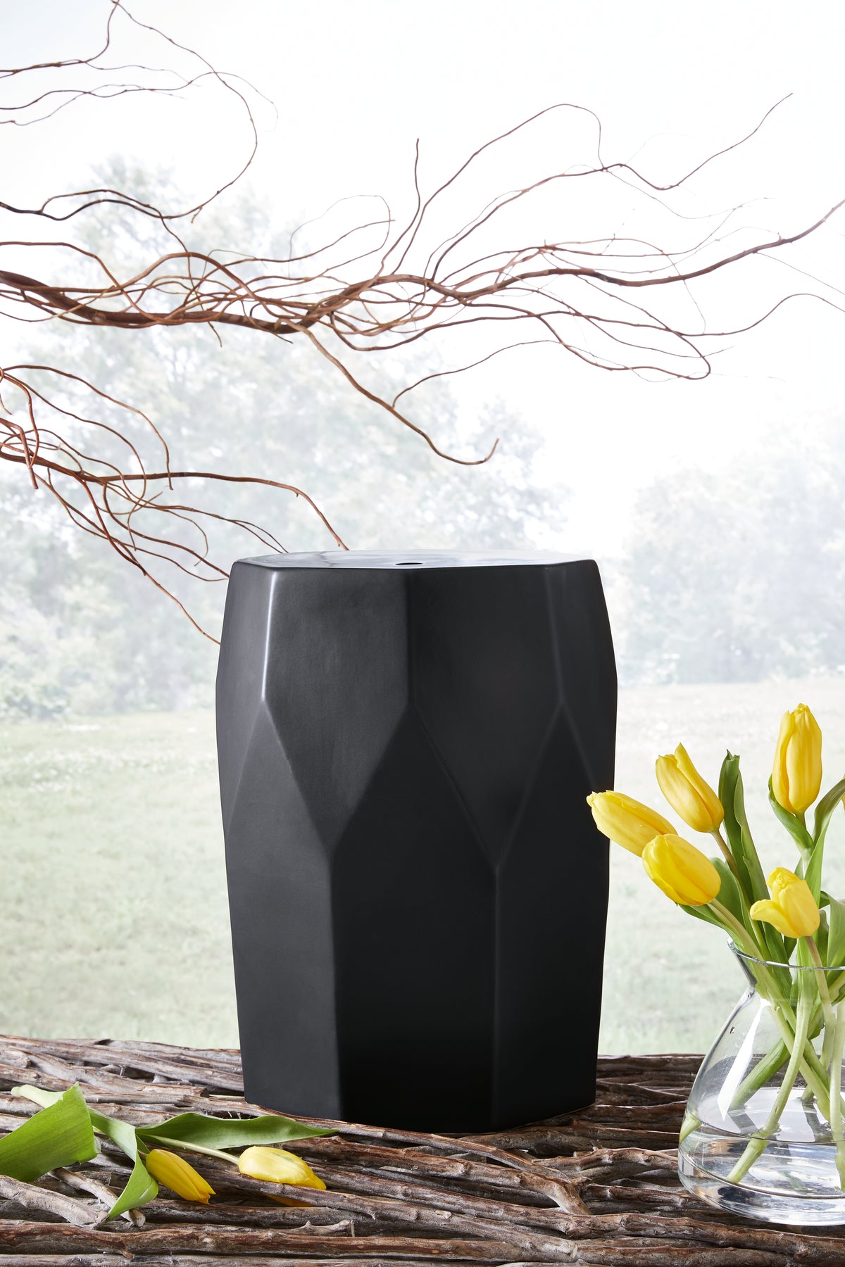 Prime Furniture - Ashley Furniture - Rhysworth Stool - Stool / Black - A3000632