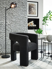 Prime Furniture - Ashley Furniture - Landick Accent Chair - Accent Chair / Ebony - A3000698