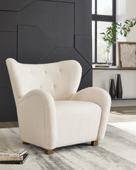 Prime Furniture - Ashley Furniture - Larbell Accent Chair - Accent Chair / Camel - A3000710