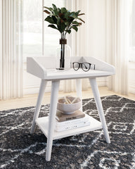 Prime Furniture - Ashley Furniture - Blariden Accent Table - Accent Table / White - A4000367