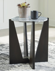 Prime Furniture - Ashley Furniture - Tellrich Accent Table - Accent Table / Black/White - A4000616