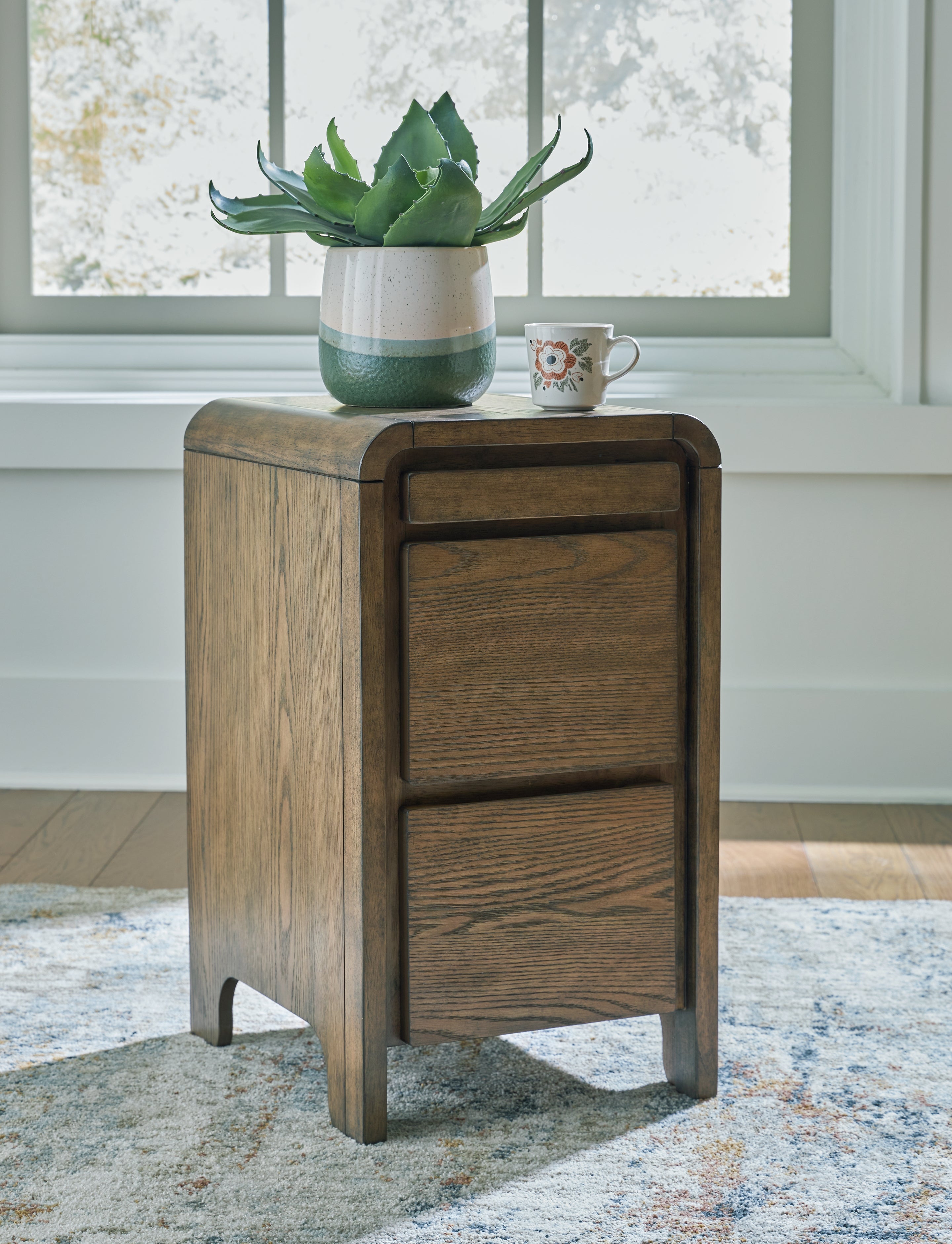 Prime Furniture - Ashley Furniture - Jensworth Accent Table - Accent Table / Brown - A4000636
