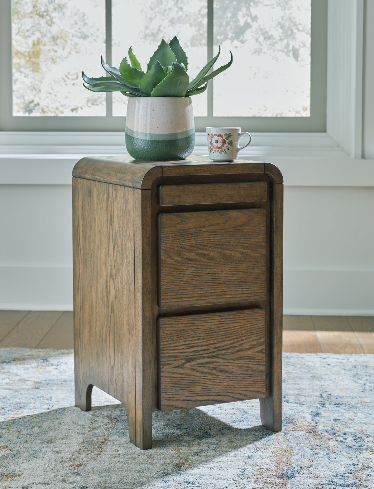 Prime Furniture - Ashley Furniture - Jensworth Accent Table - Accent Table / Brown - A4000636