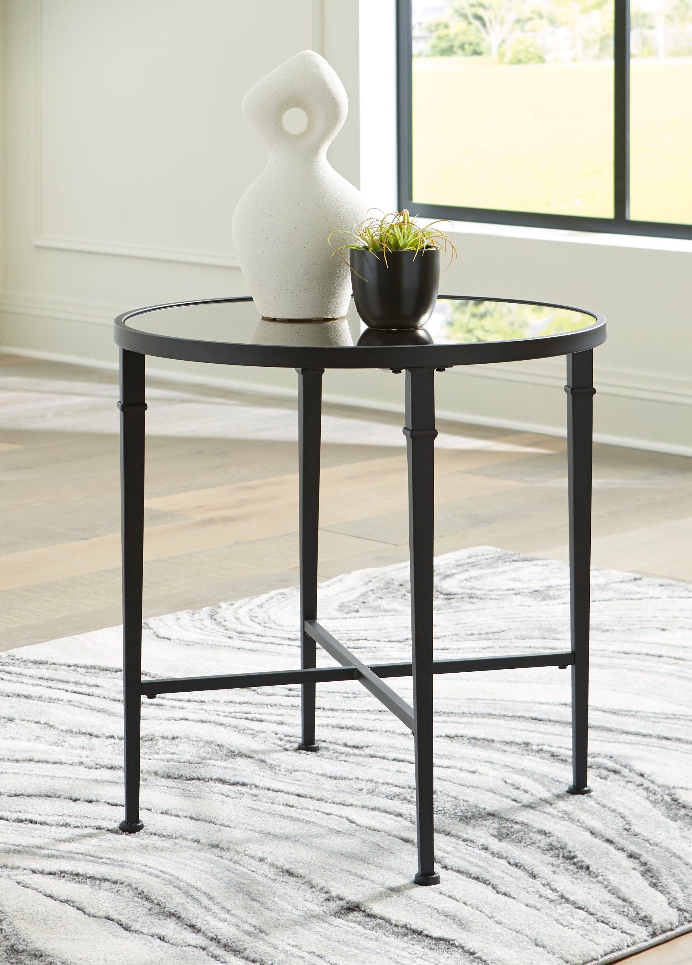 Prime Furniture - Ashley Furniture - Cadeburg Accent Table - Accent Table / Black - A4000639
