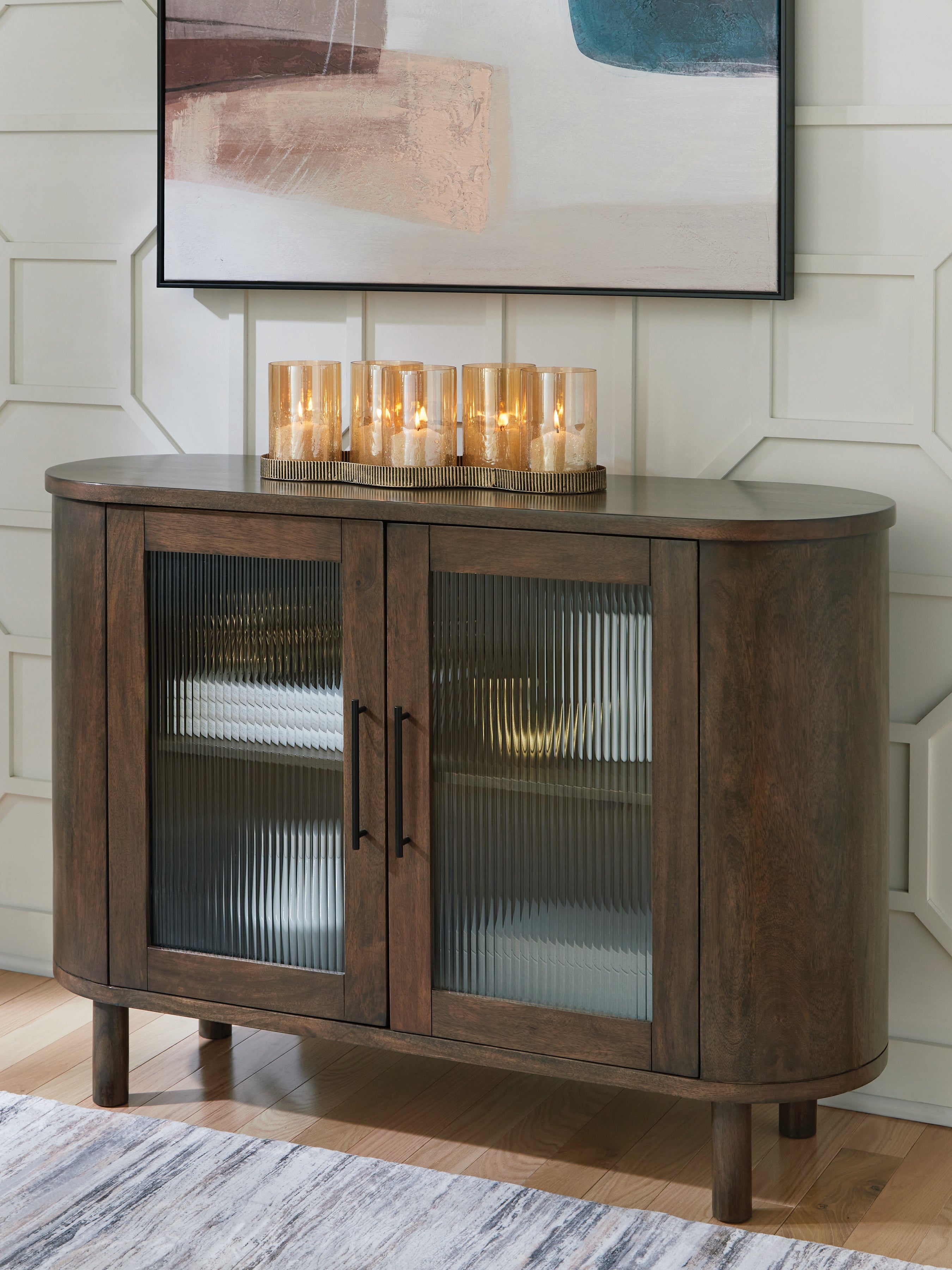 Prime Furniture - Ashley Furniture - Mayridge Accent Cabinet - Accent Cabinet / Medium Brown - A4000694