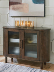 Prime Furniture - Ashley Furniture - Mayridge Accent Cabinet - Accent Cabinet / Medium Brown - A4000694