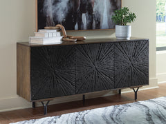Prime Furniture - Ashley Furniture - Lavinmont Accent Cabinet - Accent Cabinet / Multi Brown - A4000710