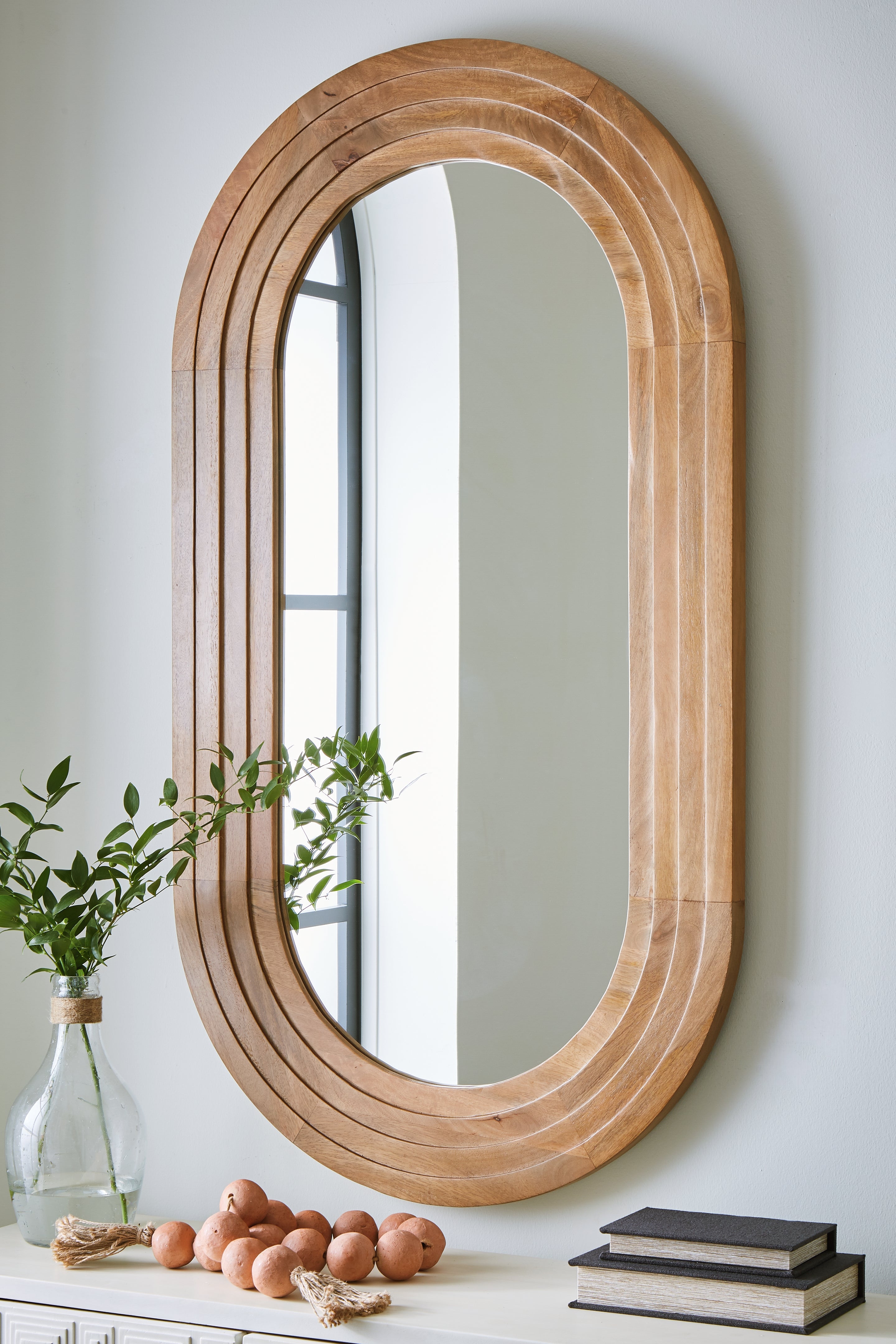 Prime Furniture - Ashley Furniture - Daverly Mirror - Accent Mirror / Brown - A8010326