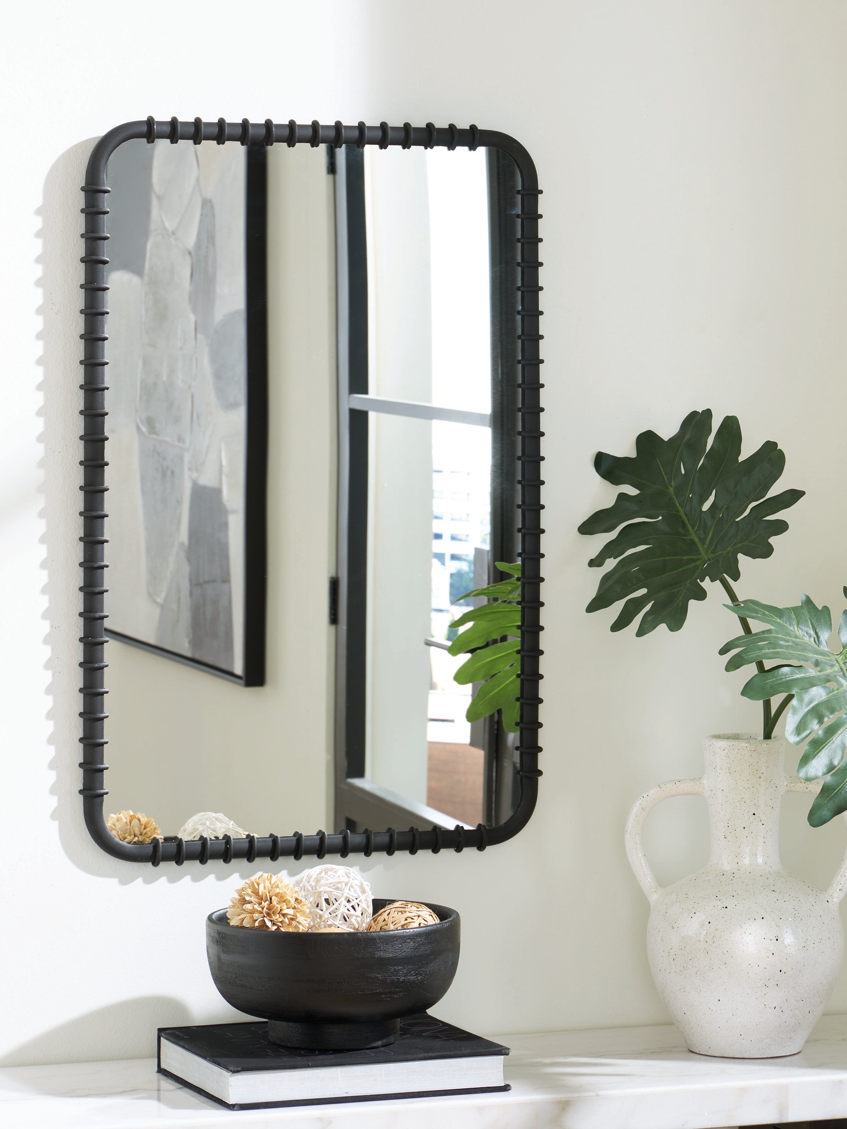Prime Furniture - Ashley Furniture - Judlow Mirror - Accent Mirror / Black - A8010419