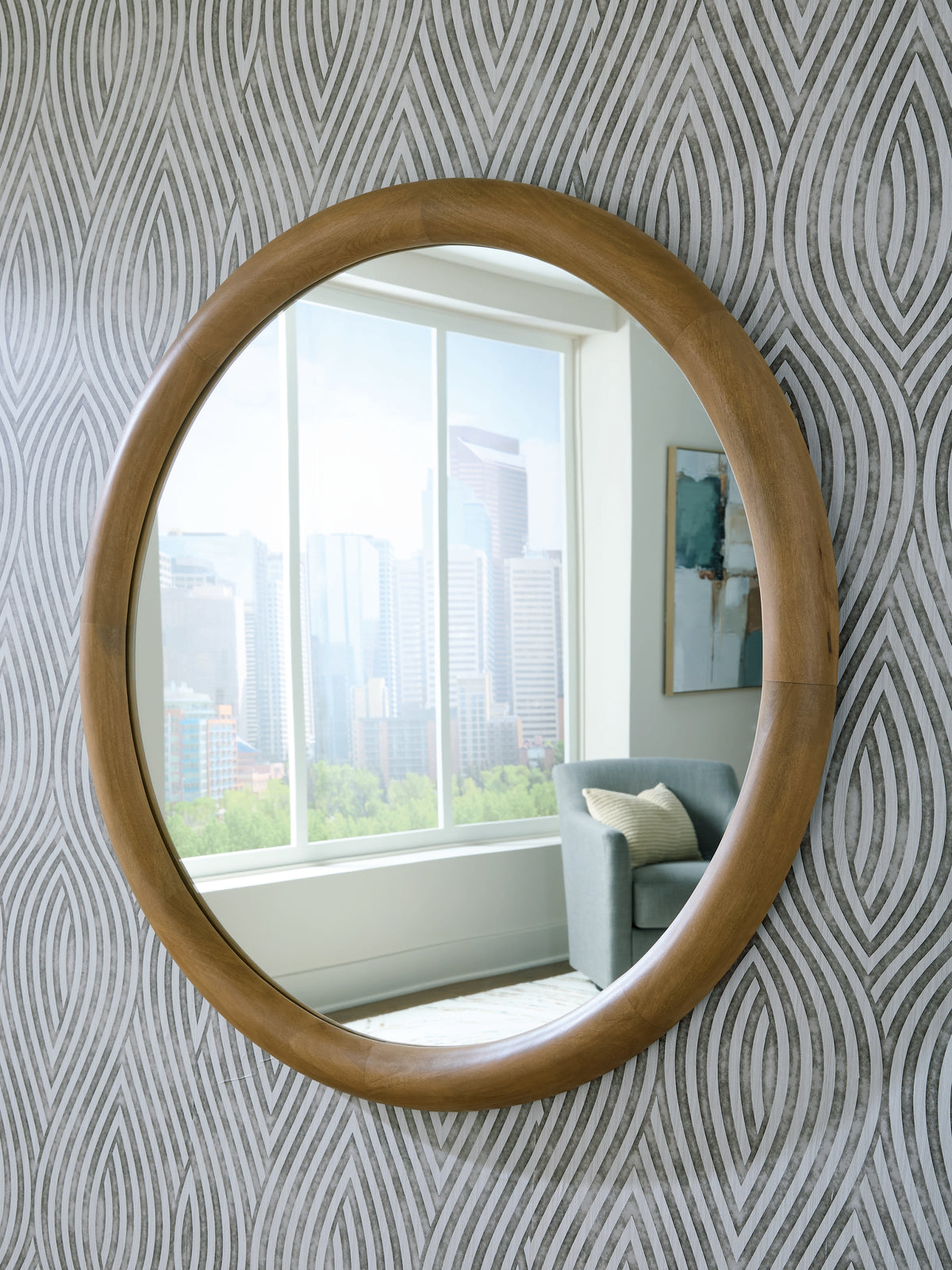 Prime Furniture - Ashley Furniture - Yadiel Mirror - Accent Mirror / Brown - A8010426