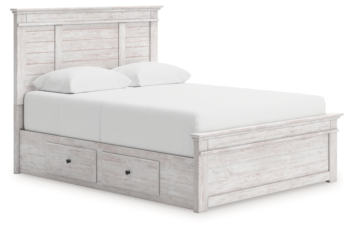 Prime Furniture - Ashley Furniture - Makidern Bedroom - Queen Panel Storage Bed - PCB1171B7