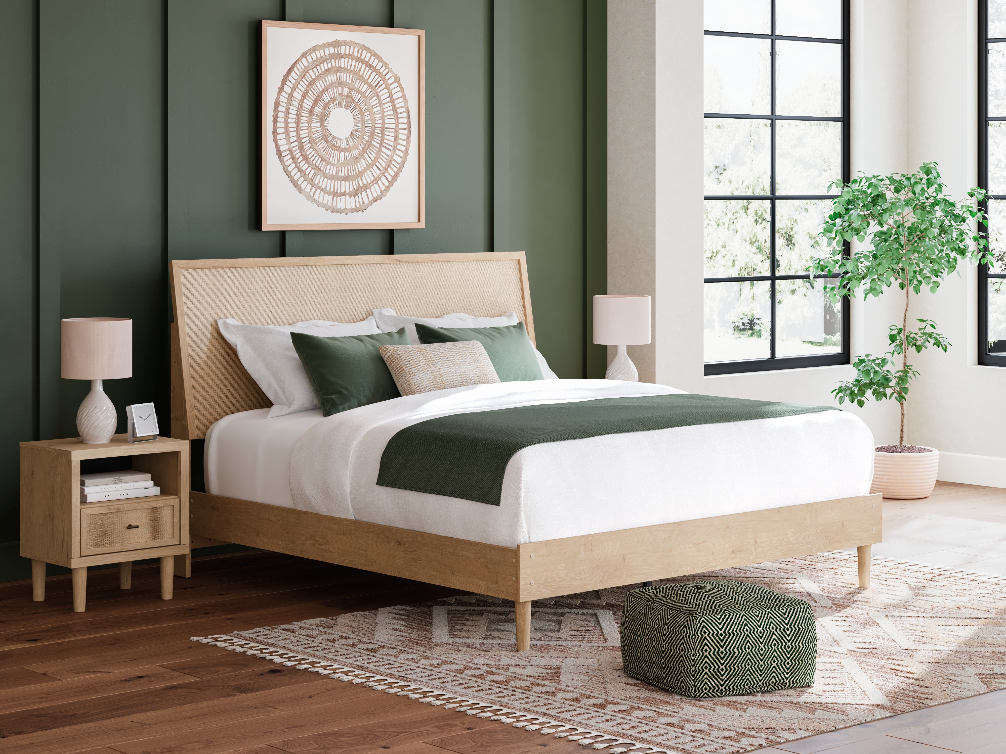 Prime Furniture - Ashley Furniture - Cielden Bedroom - King Panel Bed / Two-tone - B1199B5