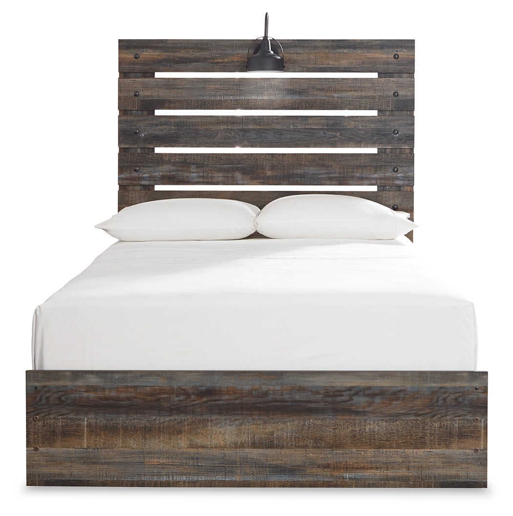Prime Furniture - Ashley Furniture - Drystan Bedroom - Full Panel Bed / Multi - B211B3