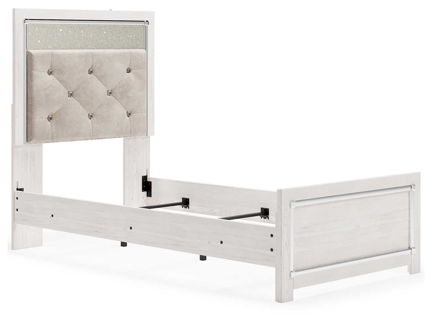 Prime Furniture - Ashley Furniture - Altyra Bedroom - Twin Panel Bed / White - B2640B6