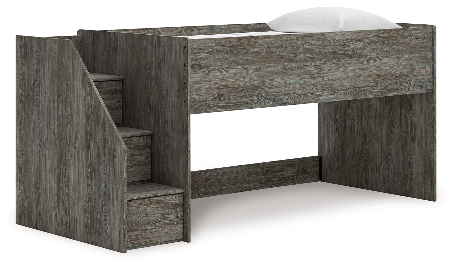 Prime Furniture - Ashley Furniture - Frandern Bedroom - Twin Loft Bed / Gray - B4480B12