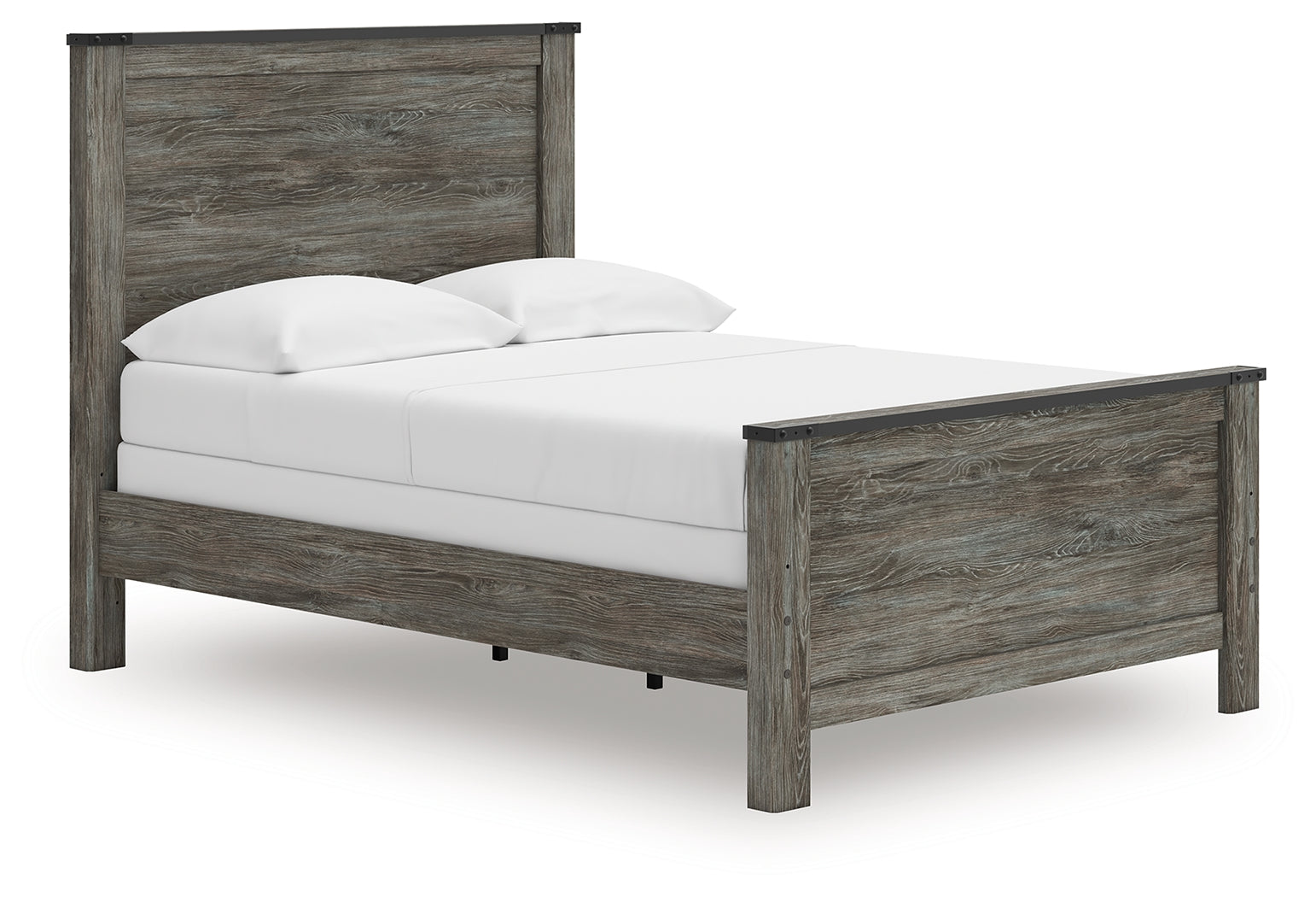 Prime Furniture - Ashley Furniture - Frandern Bedroom - Full Panel Bed / Black/Gray - B4480B19